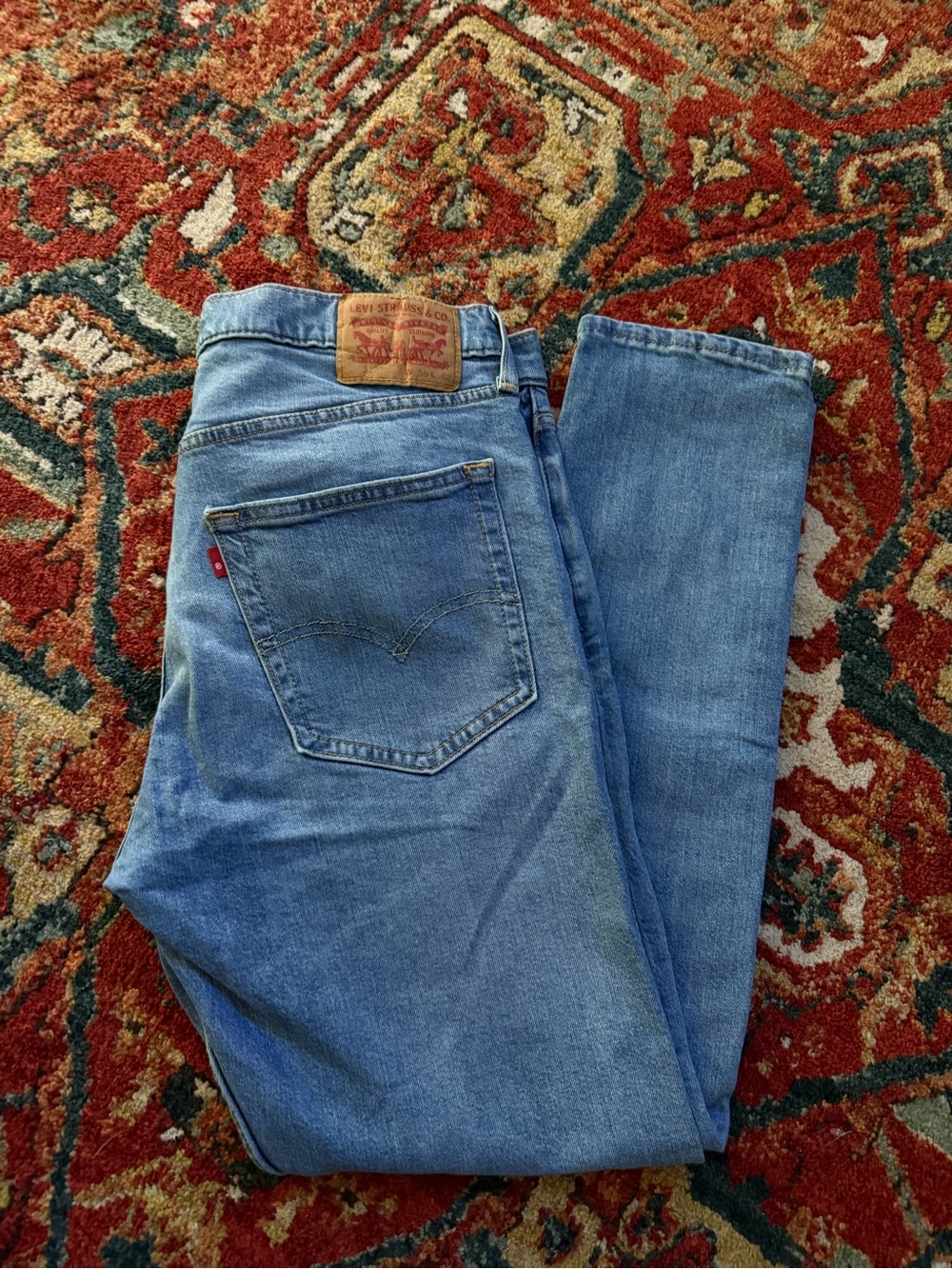 Levi's Men's Classic 512 Blue Denim Jeans
